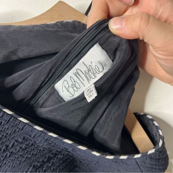 Bob Mackie Animal Print Sketch Wearable Art Blue and Black Dress - Picture 8 of 16